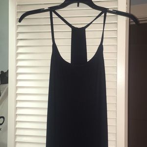 Fabletics black maxi dress size L